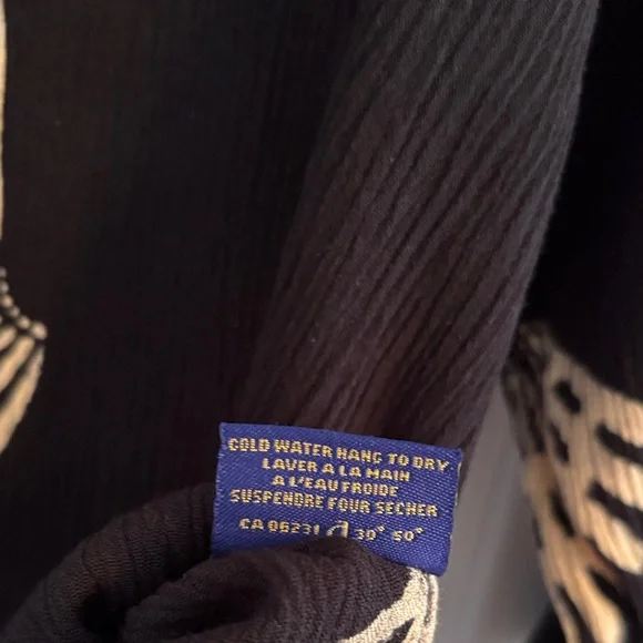 Boho Asymmetrical Top-Medium - Picture 10 of 10